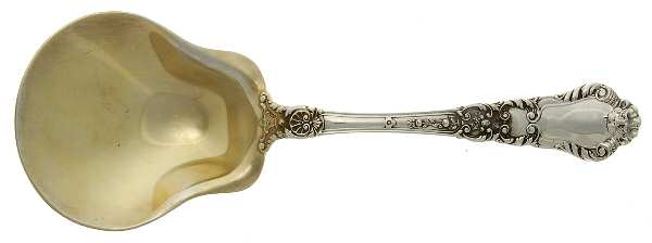 Baronial-Old (Sterling, 1898, No Monograms) Large Solid Berry/Casserole Spoon