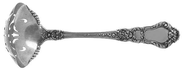 Baronial-Old (Sterling, 1898, No Monograms) Large Sugar Sifter