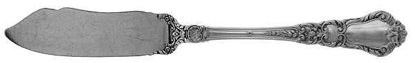 Baronial-Old (Sterling, 1898, No Monograms) Flat Handle Master Butter Knife