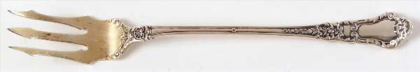 Baronial-Old (Sterling, 1898, No Monograms) Olive Fork