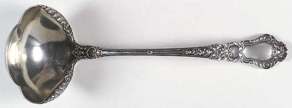 Baronial-Old (Sterling, 1898, No Monograms) Oyster Ladle Solid Piece
