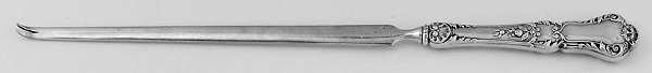 Baronial-Old (Sterling, 1898, No Monograms) Lobster Pick/Hollow Handle & Silverplate Impliment