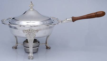 Baronial (Silverplate, Hollowware, Heritage) Chafing Dish & Lid