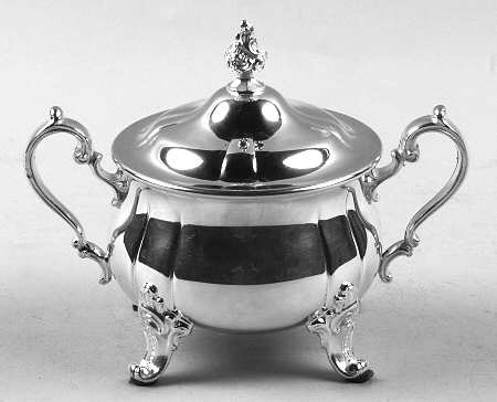 Baronial (Silverplate, Hollowware, Heritage) Sugar Bowl & Lid