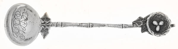 Birds Nest (Sterling, 1865) Master Salt Spoon