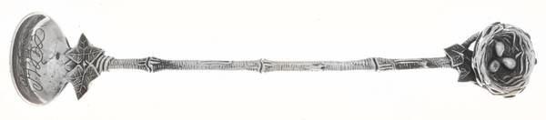 Birds Nest (Sterling, 1865) Mustard Spoon