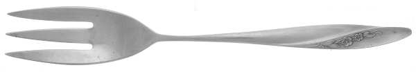 Blithe Spirit (Sterling, 1959) Medium Solid Cold Meat Serving Fork