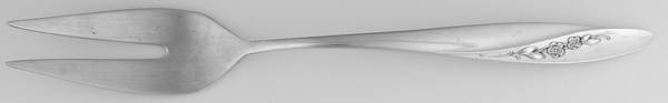 Blithe Spirit (Sterling, 1959) Medium Solid Cold Meat Serving Fork