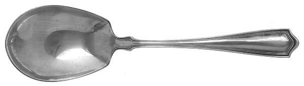 Bradford (Silverplate) Solid Salad Serving Spoon