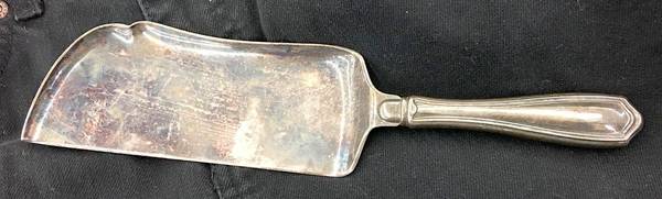 Bradford (Silverplate) Hollow Handle Crumb Knife/Crumber Plated Blade