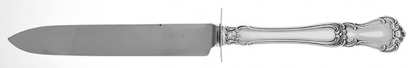 Buckingham (Sterling, 1910) Large Stainless Blade Roast Carving Knife