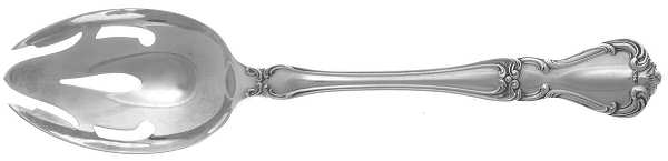 Buckingham (Sterling, 1910) Pierced Tablespoon (Serving Spoon)