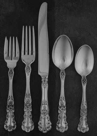 Buttercup (Sterling, Lion-Anchor-G, 1899, No Monos) 5 Piece Place Size Setting