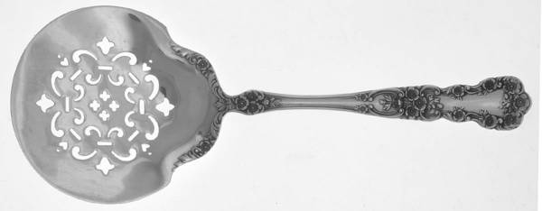 Buttercup (Sterling, Lion-Anchor-G, 1899, No Monos) Tomato Server, Solid Piece
