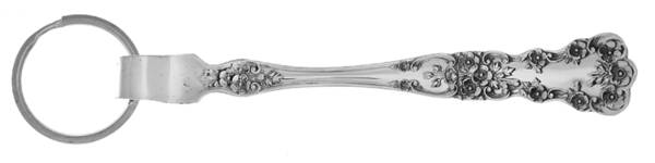 Buttercup (Sterling, Lion-Anchor-G, 1899, No Monos) Key Ring with Stainless Hoop HC