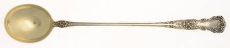 Buttercup (Sterling, Lion-Anchor-G, 1899, No Monos) Long Handle Chocolate Muddler Spoon