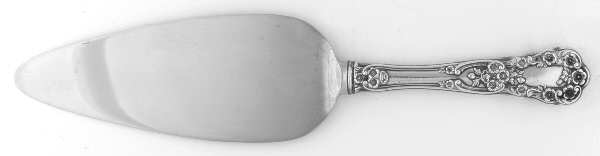 Buttercup (Sterling, Lion-Anchor-G, 1899, No Monos) Pie Server with Stainless Blade