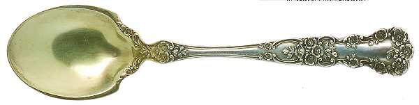 Buttercup (Sterling, Lion-Anchor-G, 1899, No Monos) Ice Cream Spoon Individual