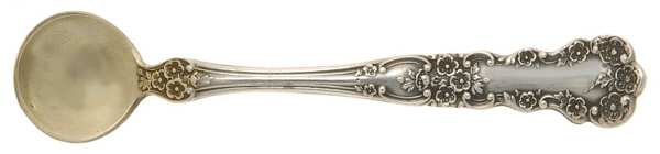 Buttercup (Sterling, Lion-Anchor-G, 1899, No Monos) Individual Salt Spoon