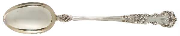 Buttercup (Sterling, Lion-Anchor-G, 1899, No Monos) Solid Gravy Serving Spoon