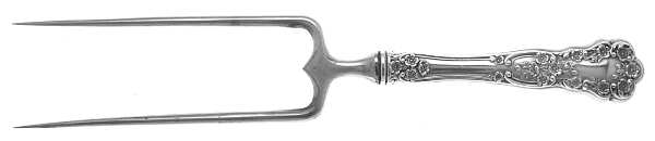 Buttercup (Sterling, Lion-Anchor-G, 1899, No Monos) Large Joint/Roast Holder Fork