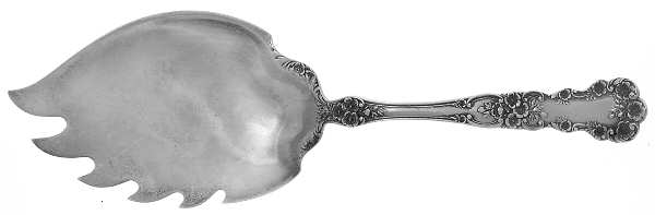 Buttercup (Sterling, Lion-Anchor-G, 1899, No Monos) Solid Macaroni Server