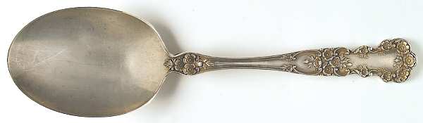 Buttercup (Sterling, Lion-Anchor-G, 1899, No Monos) Solid Serving Spoon