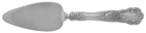 Buttercup (Sterling, Lion-Anchor-G, 1899, No Monos) Cheese Server with Stainless Blade