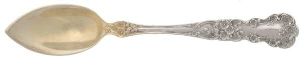 Buttercup (Sterling, Lion-Anchor-G, 1899, No Monos) Fruit/Orange Spoon