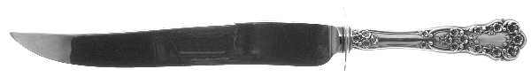 Buttercup (Sterling, Lion-Anchor-G, 1899, No Monos) Large Stainless Blade Roast Carving Knife