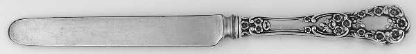Buttercup (Sterling, Lion-Anchor-G, 1899, No Monos) Youth/Tea Knife with Stainless Blade