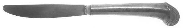 Cape Ann (Pewter) Modern Hollow Pistol Knife