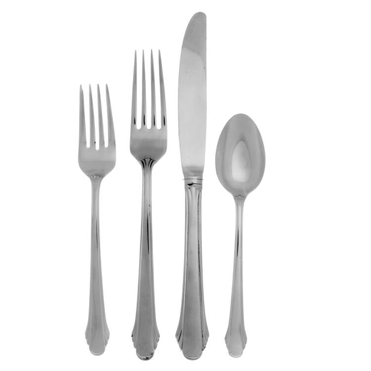 Calais (Stainless) 4 Piece Place Setting