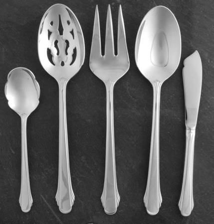 Calais (Silverplate, 1988) 5 Piece Hostess Set