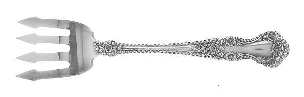 Cambridge (Sterling, 1899) Large Solid Tined Sardine Serving Fork