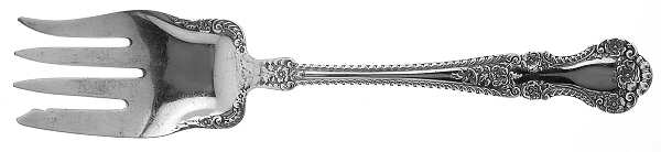 Cambridge (Sterling, 1899) Large Solid Cold Meat Serving Fork