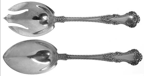 Cambridge (Sterling, 1899) Solid 2-Piece Vegetable Serving Set