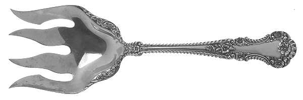 Cambridge (Sterling, 1899) Large Solid Fish Serving Fork