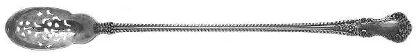 Cambridge (Sterling, 1899) Pierced Bowl Long Handle Olive Spoon