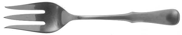 Cambridge (Stainless, Satin Finish) Medium Solid Cold Meat Serving Fork