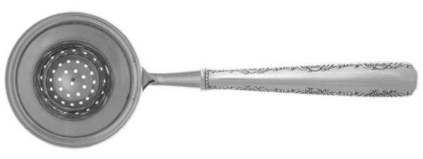 Camellia (Sterling, 1941-1942, No Monos) Tea Strainer Overcup Serving-Stainless Bowl HC