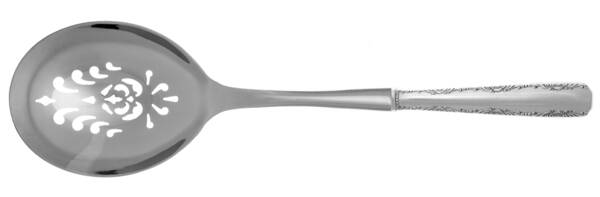 Camellia (Sterling, 1941-1942, No Monos) Casserole Spoon with Pierced Stainless Bowl HC