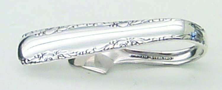 Camellia (Sterling, 1941-1942, No Monos) Napkin Clip HC