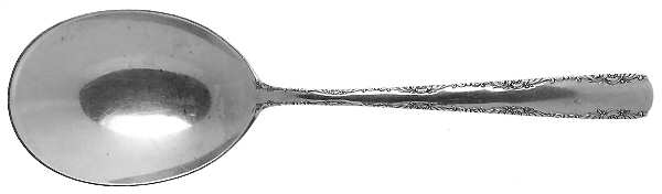 Camellia (Sterling, 1941-1942, No Monos) Solid Salad Serving Spoon