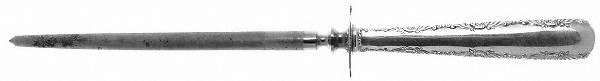 Camellia (Sterling, 1941-1942, No Monos) Small Knife Sharpener W/Sterling Guard