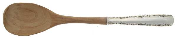 Camellia (Sterling, 1941-1942, No Monos) Salad Serving Spoon Wooden Bowl