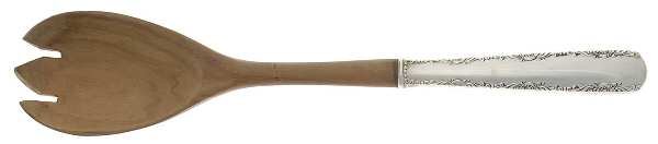 Camellia (Sterling, 1941-1942, No Monos) Salad Serving Fork Wooden Prongs