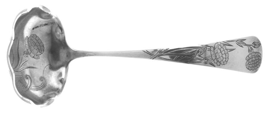 Carnation (Sterling, 1894) Solid Gravy Ladle