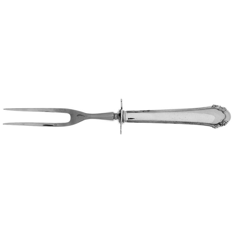 Cavalier (Silverplate, 1937) Small Steak Carving Fork with Stainless Prongs