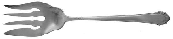 Cavalier (Silverplate, 1937) Solid Salad Serving Fork